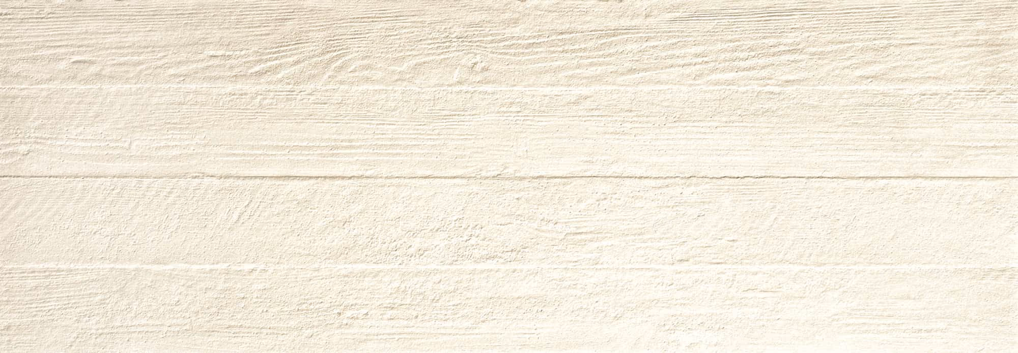 Light beige textured wall surface with horizontal wood grain patterns.