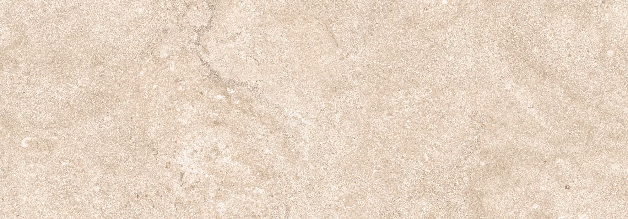 Beige natural stone texture with subtle grain and fossil-like patterns.