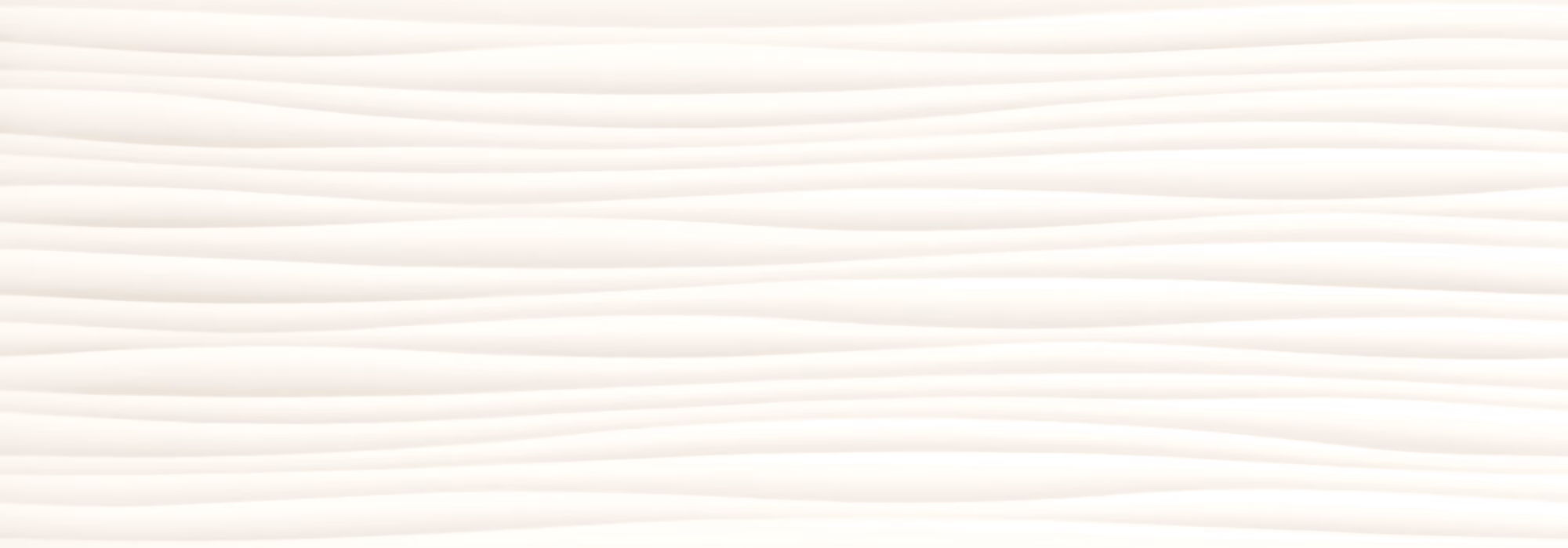 White textured surface with horizontal wavy raised lines creating a subtle pattern.