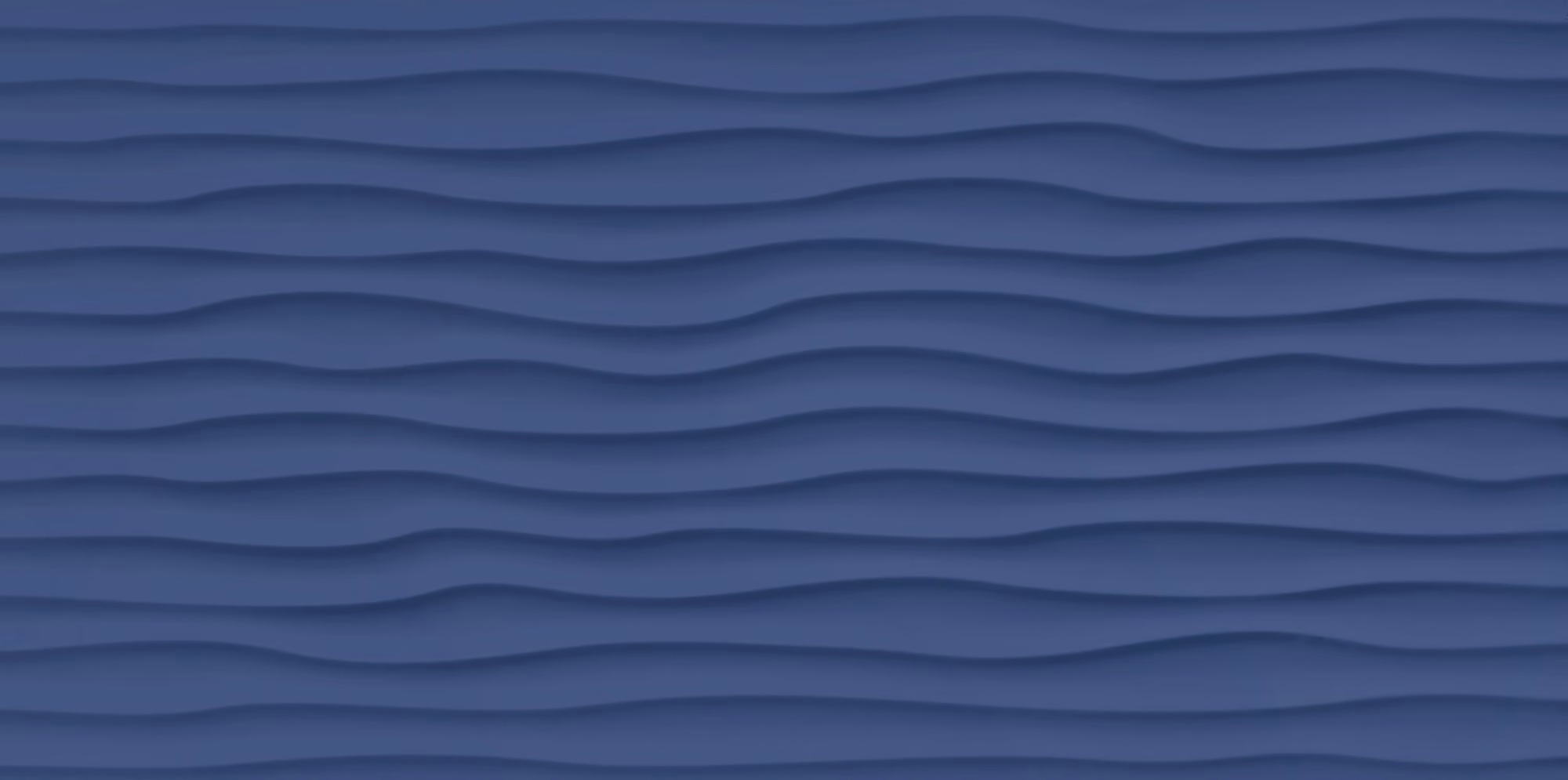 Blue color textured surface with horizontal wavy ridges forming a repeating pattern.