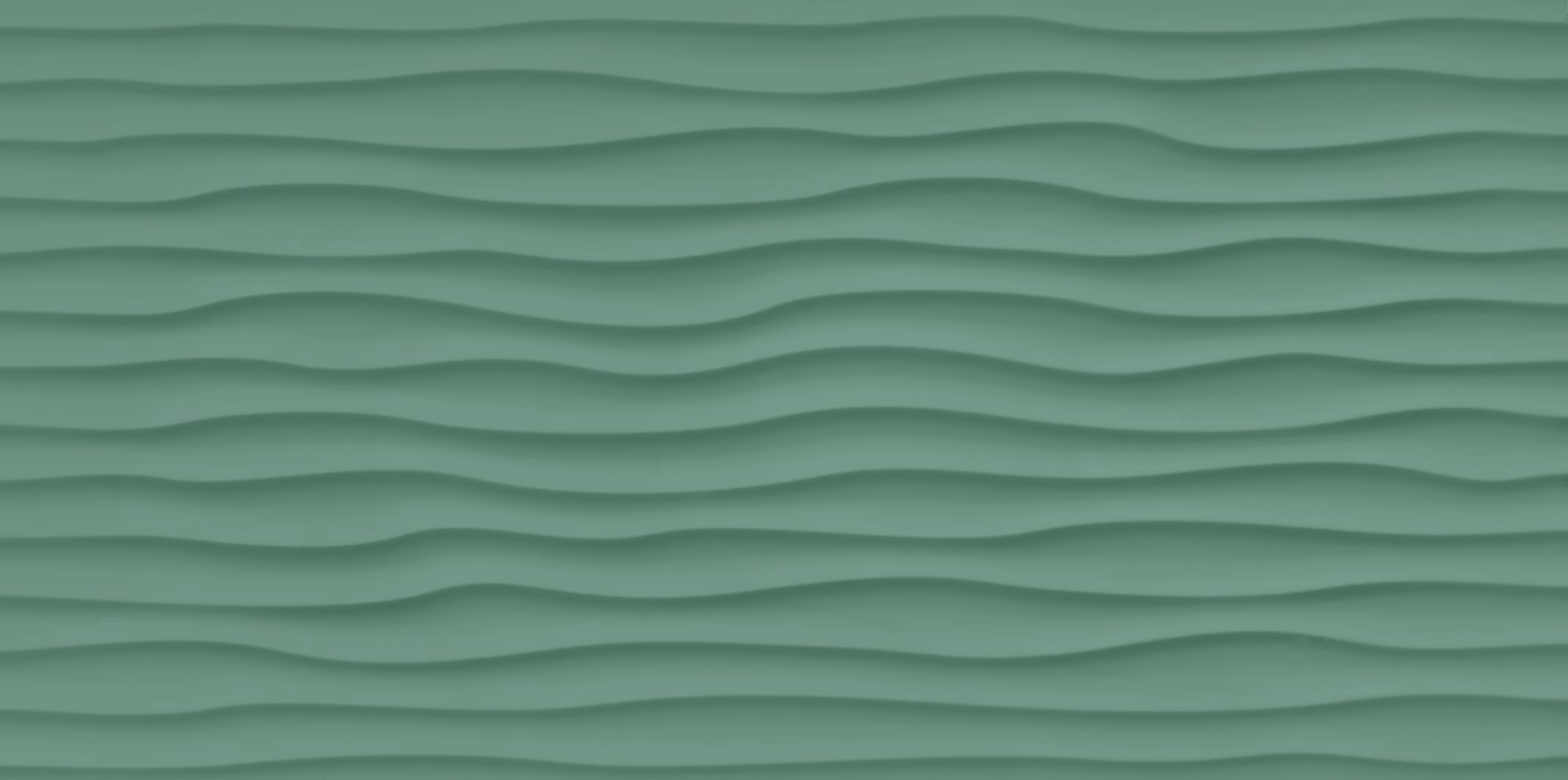 Green wavy horizontal abstract pattern with a textured layered appearance.