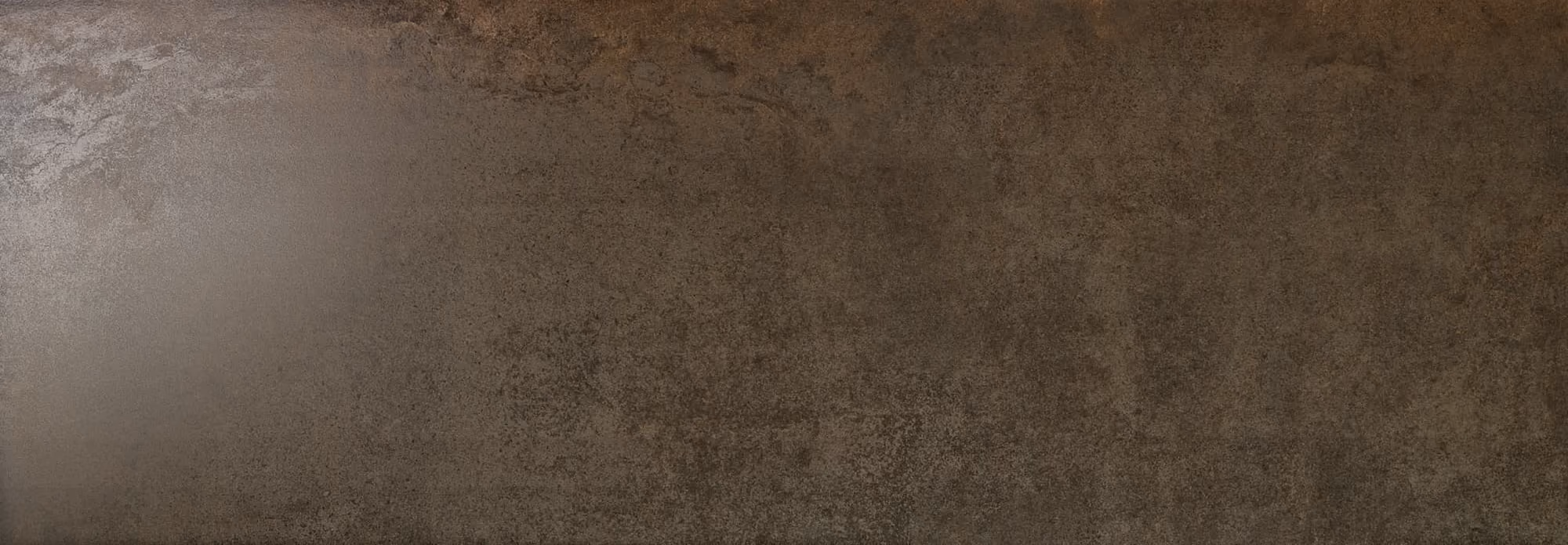 Dark brown textured surface with a rough, mottled appearance and subtle shine on the left side.