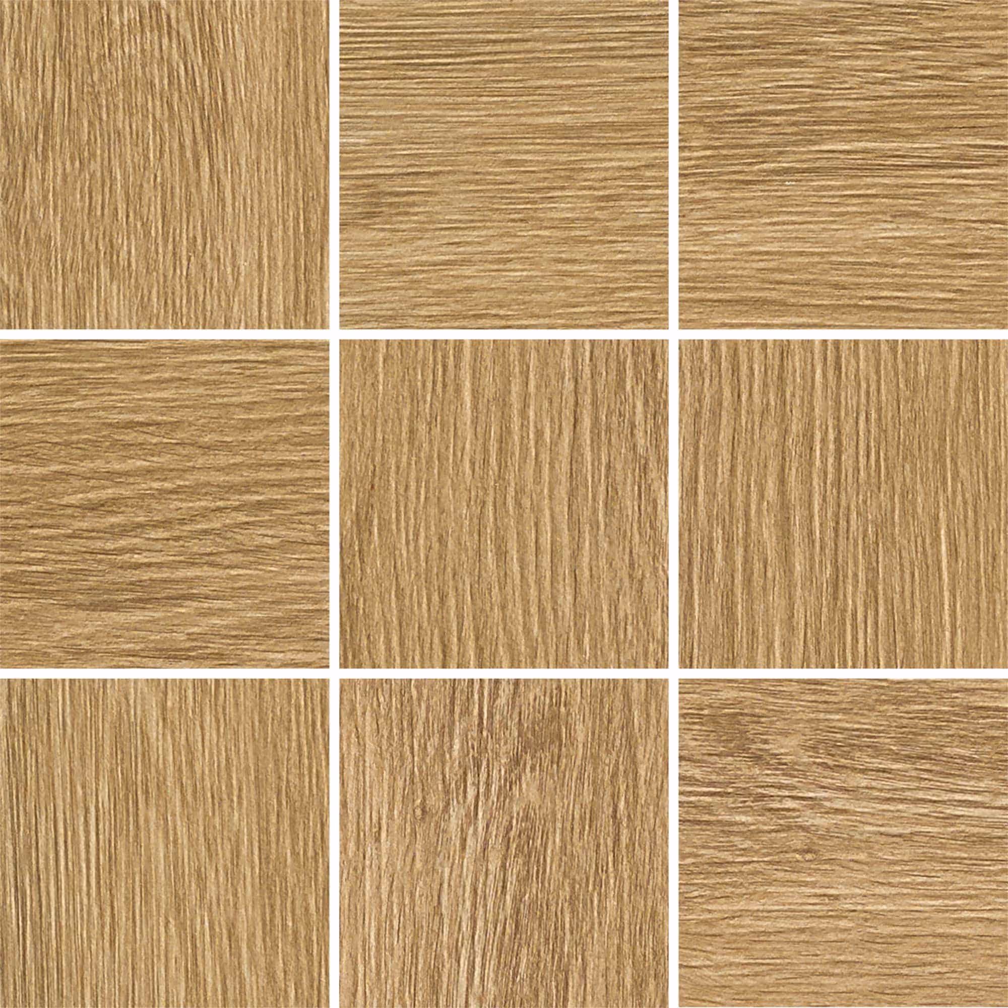 Collage of nine beige wooden texture samples with varied grain patterns.