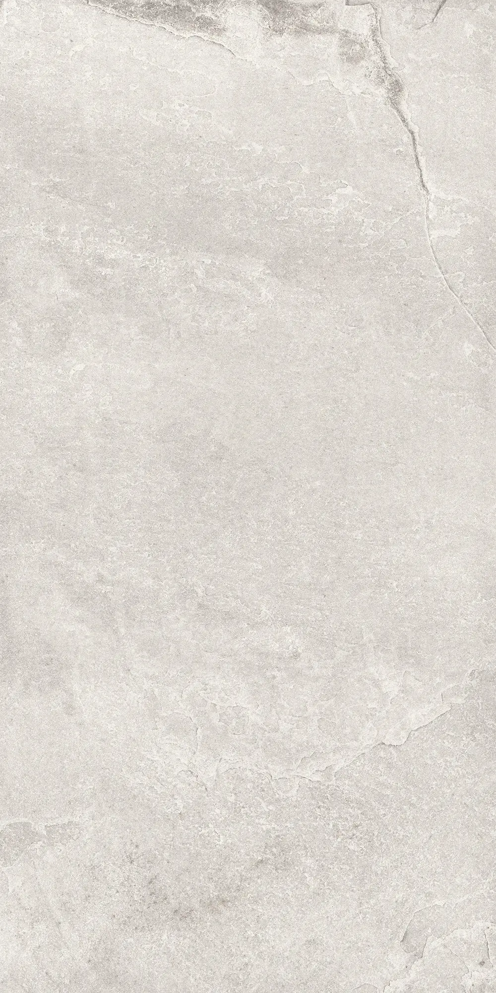 Light gray stone tile with subtle texture and natural stone veining.