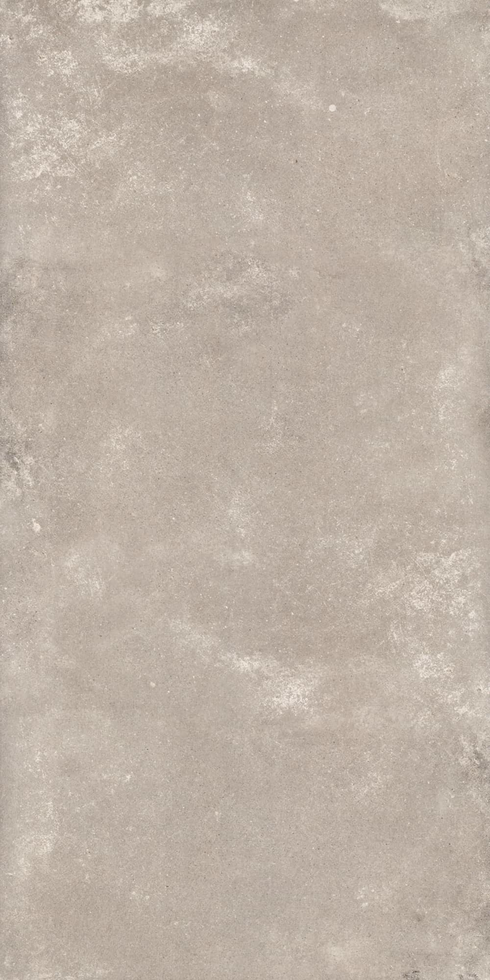 Textured gray concrete surface with subtle white patches and natural wear.