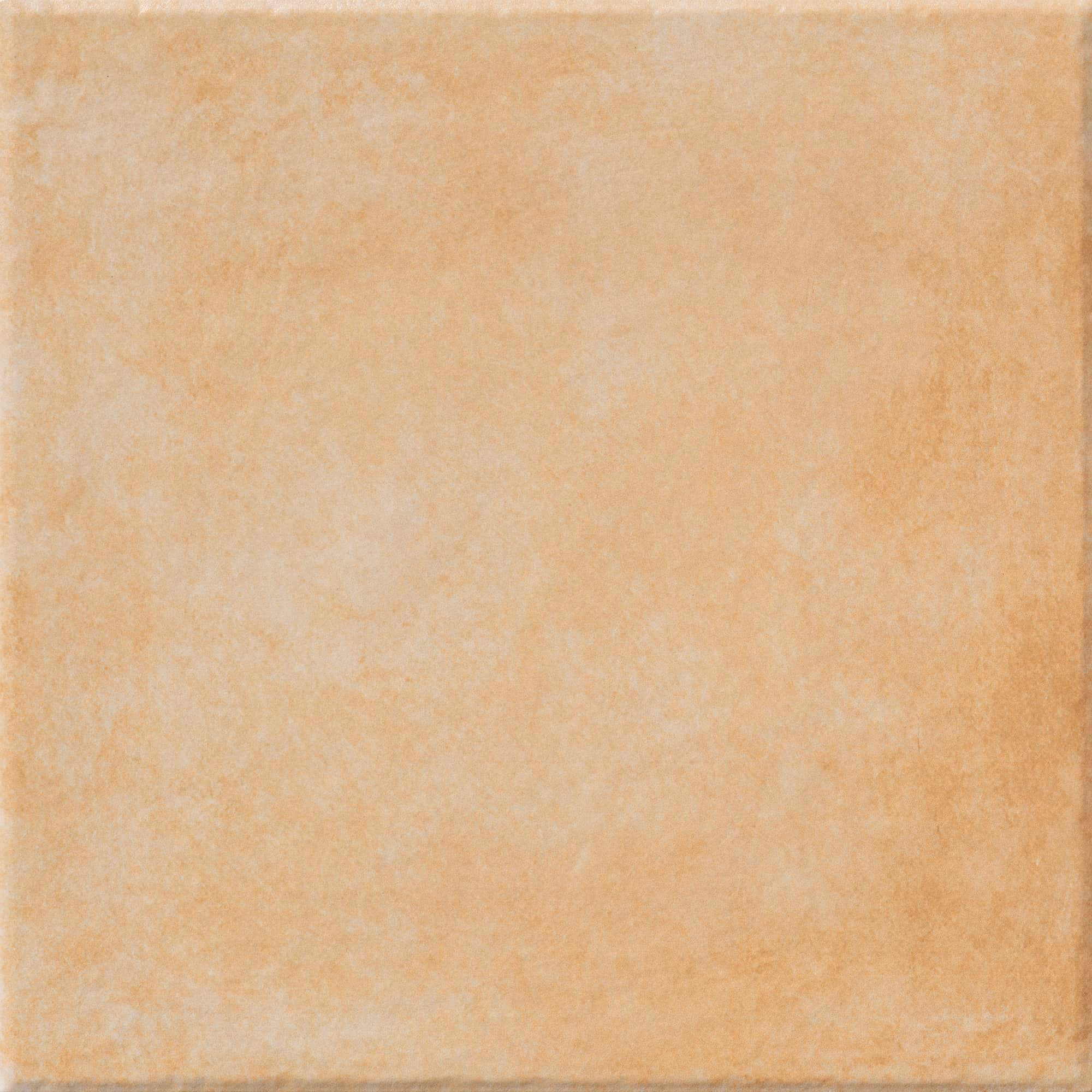 Square beige ceramic tile with a slightly textured matte finish.