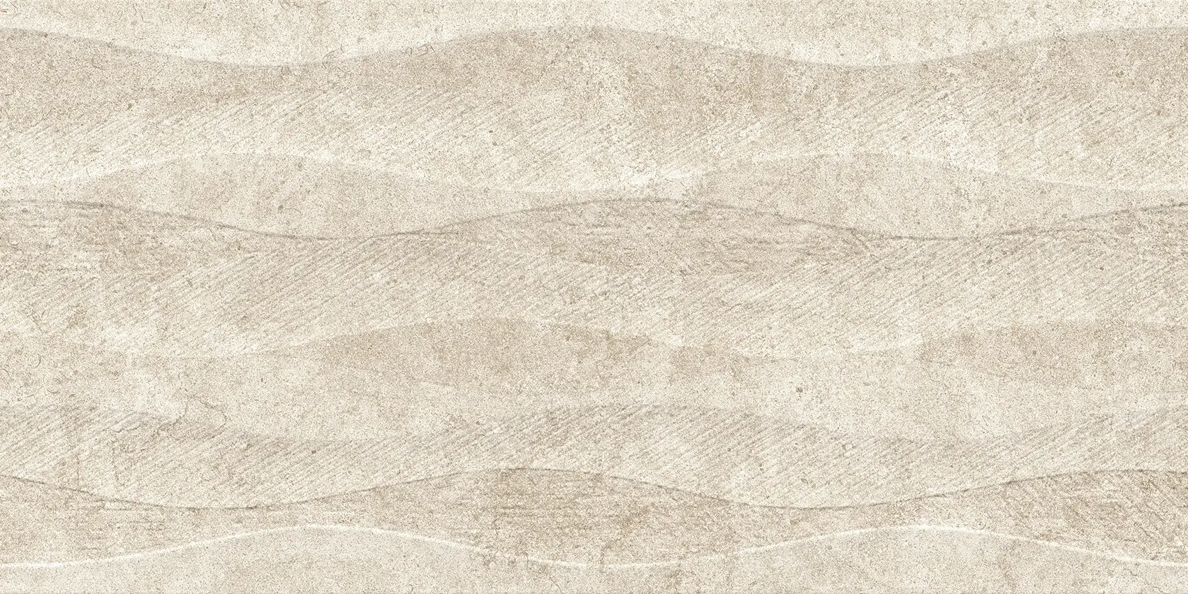 Light beige stone texture with subtle wavy patterns and fine speckles.