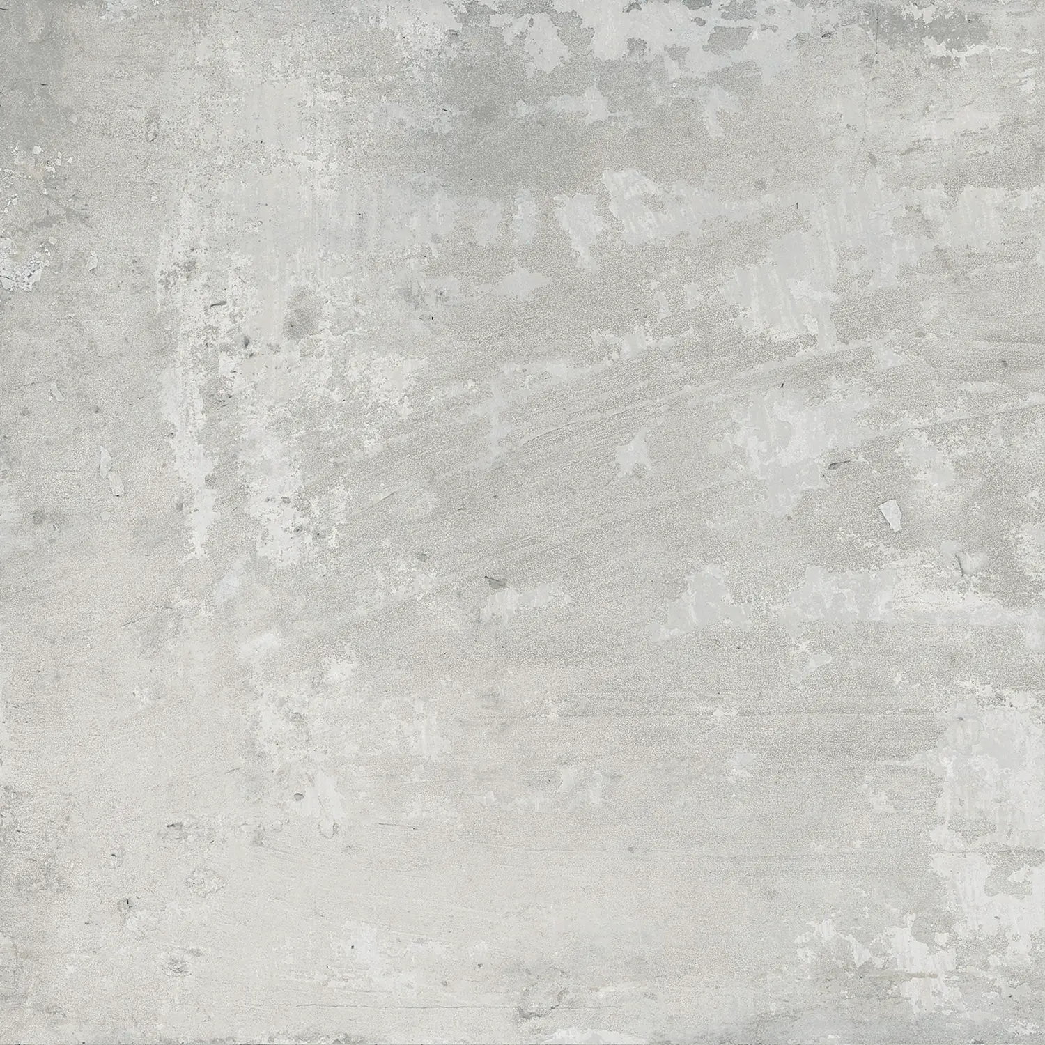 Gray textured concrete surface with irregular patches and subtle color variations.