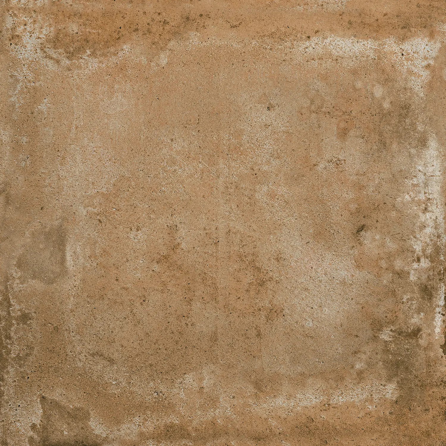 Textured square tile with a natural matte brown finish and subtle color variations.