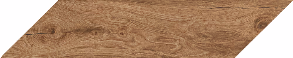 Chevron-shaped wooden texture panel with natural knots and grain patterns in brown tones.