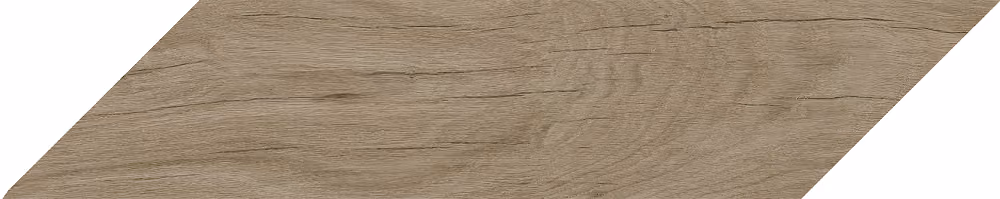 Wood-textured grey chevron shape oriented diagonally on white background.