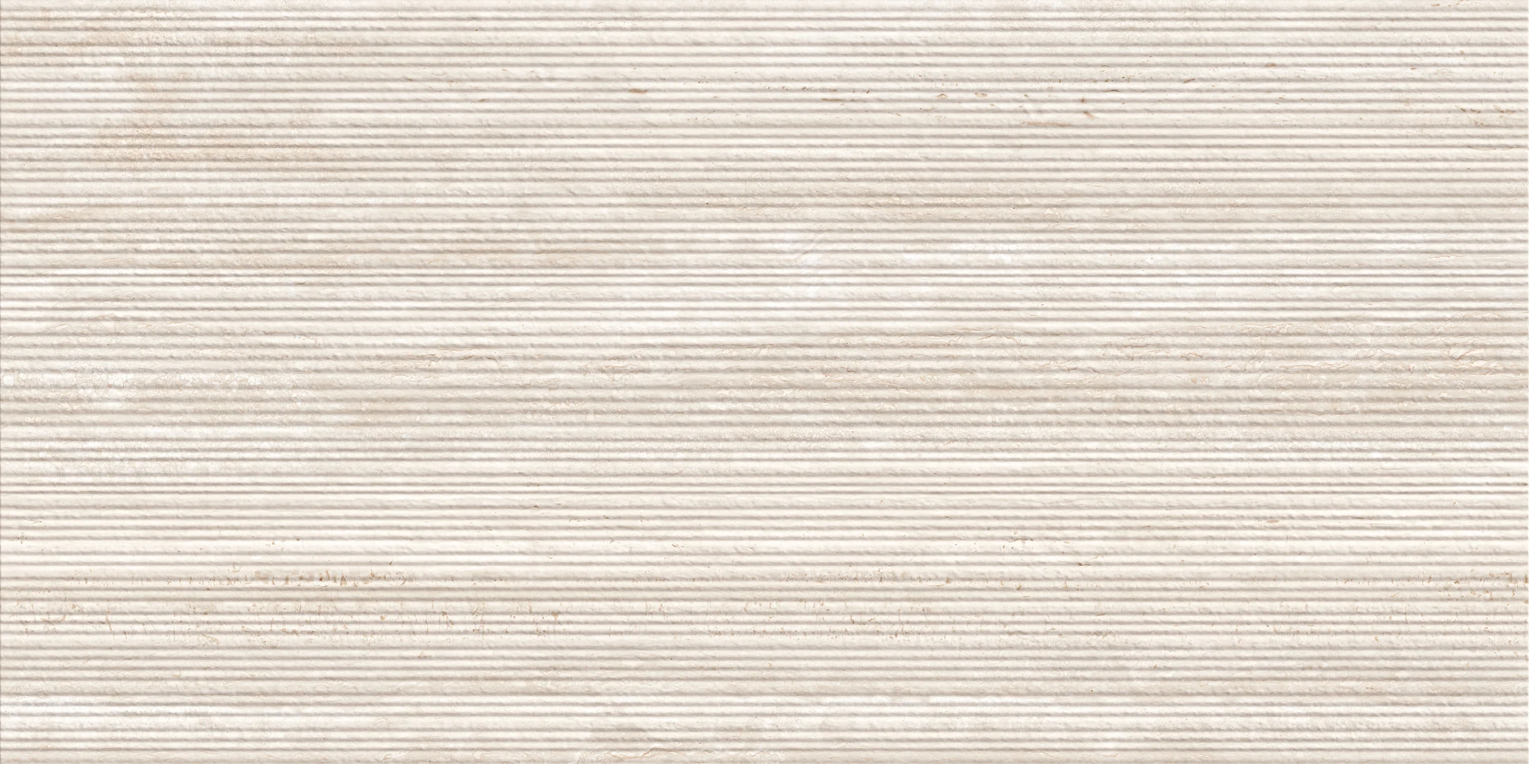 Light beige textured surface with horizontal ridges resembling wood grain or tile pattern.