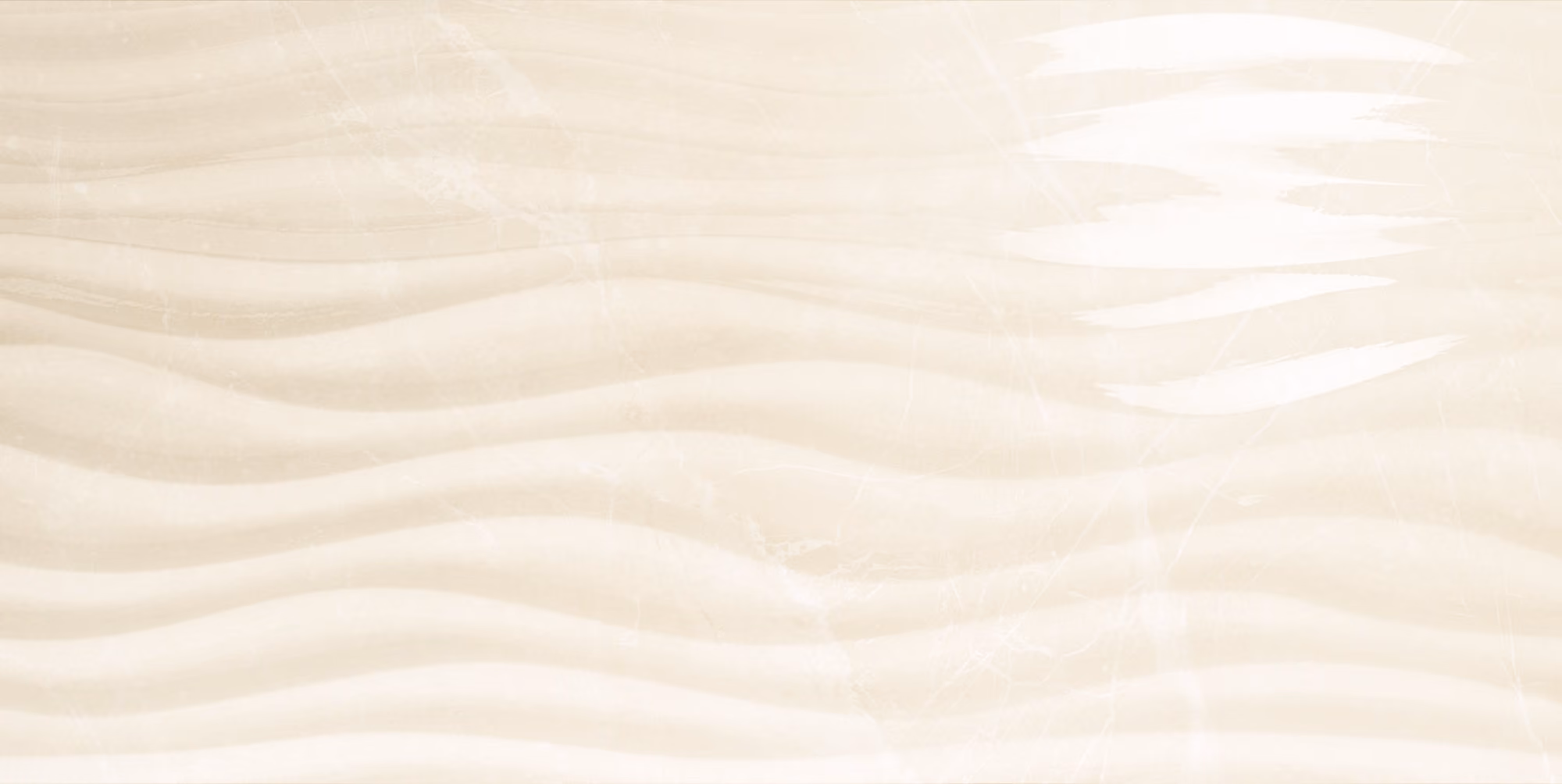 Light cream marble surface with subtle wavy patterns and soft white veins.