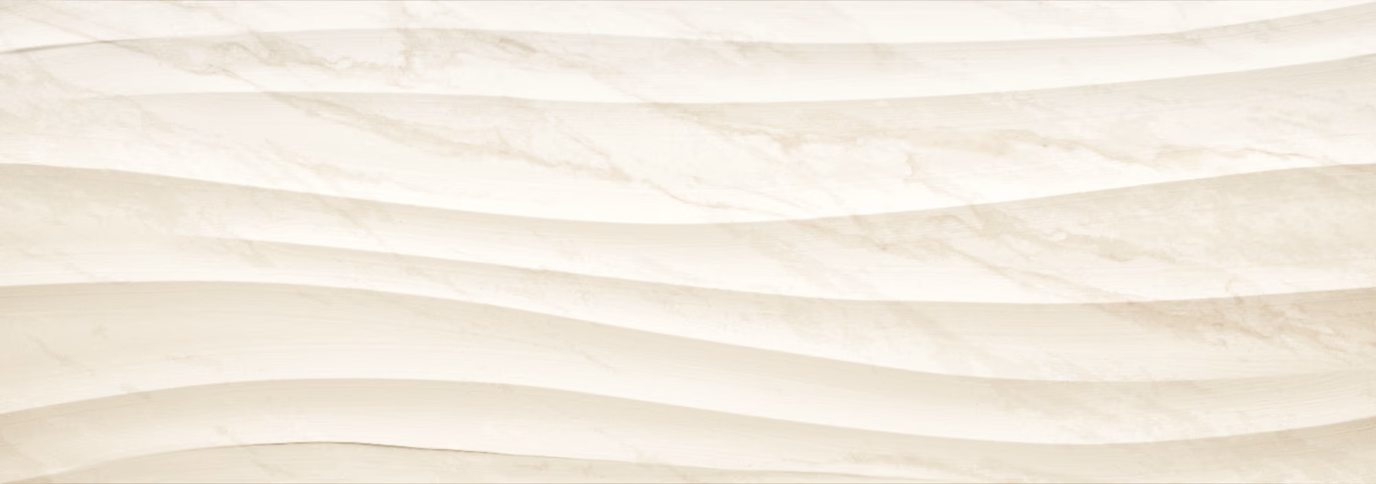Cream and beige wavy marble texture with subtle veining patterns.