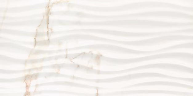 Light marble surface with subtle gold veins and a textured wave pattern overlay.