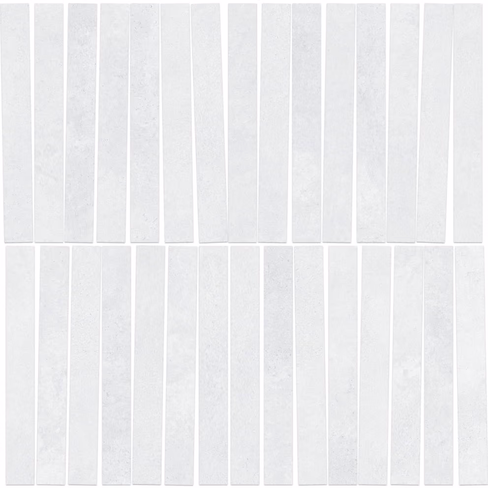 Two rows of light gray rectangular tiles with subtle texture and slight shade variations.