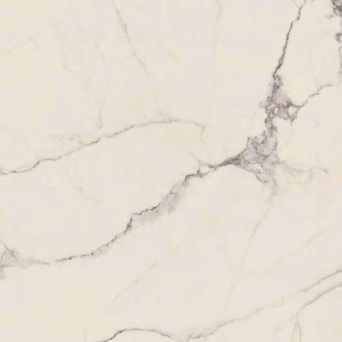 Close-up of white marble with subtle gray veining patterns.