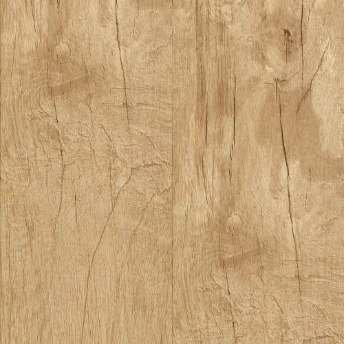 Light brown wooden surface with natural grain patterns and cracks.