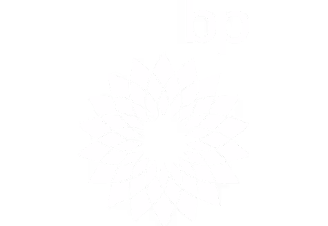 BP logo with stylized green and yellow sunflower petals and lowercase letters 'bp'.