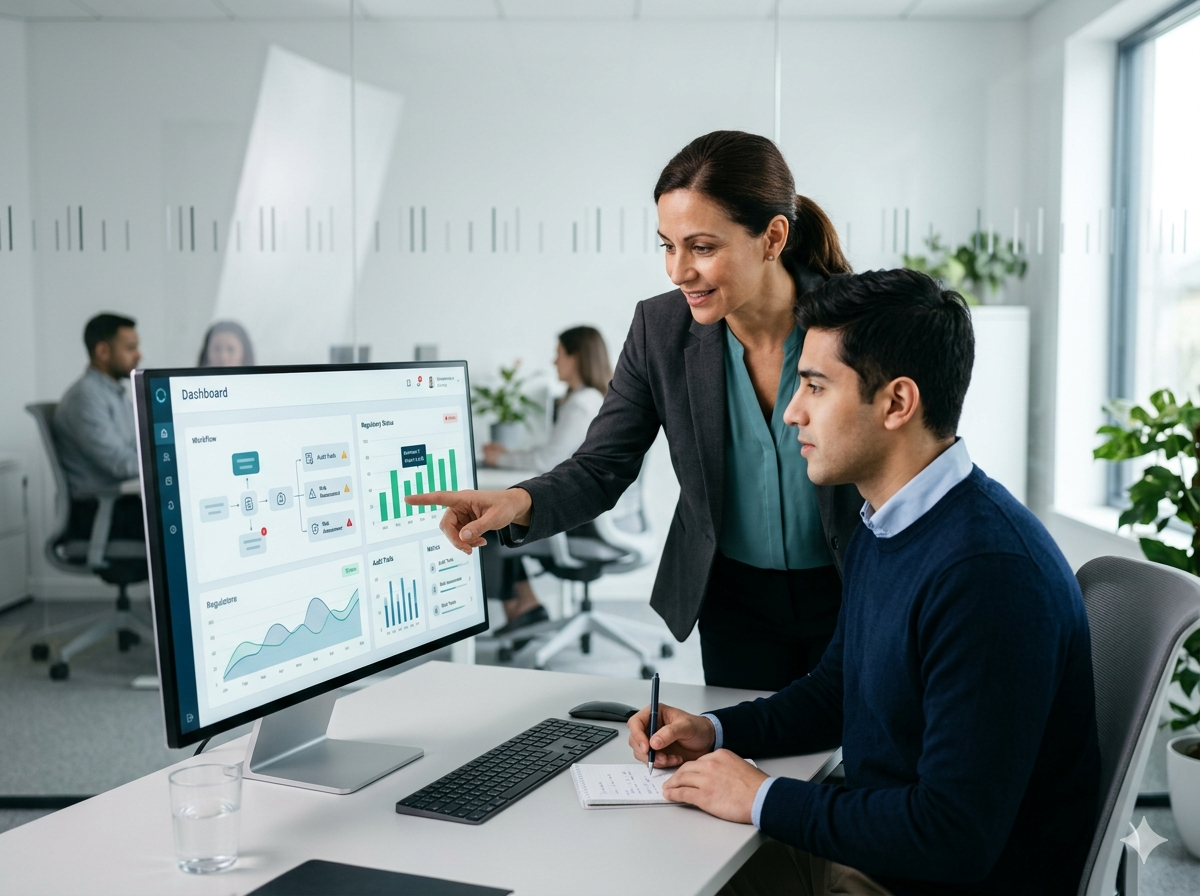 Sustainable packaging production facility showing recycled plastic granules and eco-friendly label manufacturing process#1.3