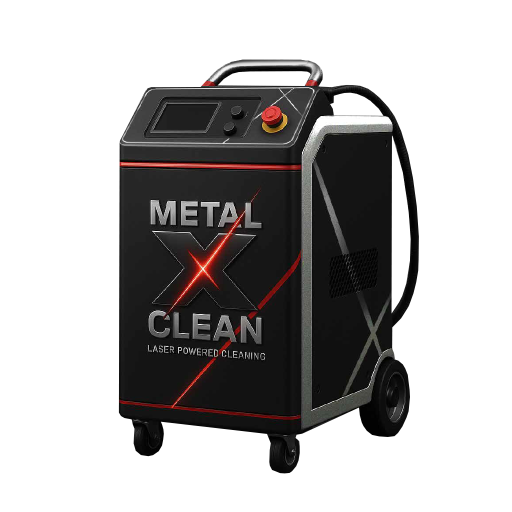 MetalXClean lasermachine zwart vooraanzicht