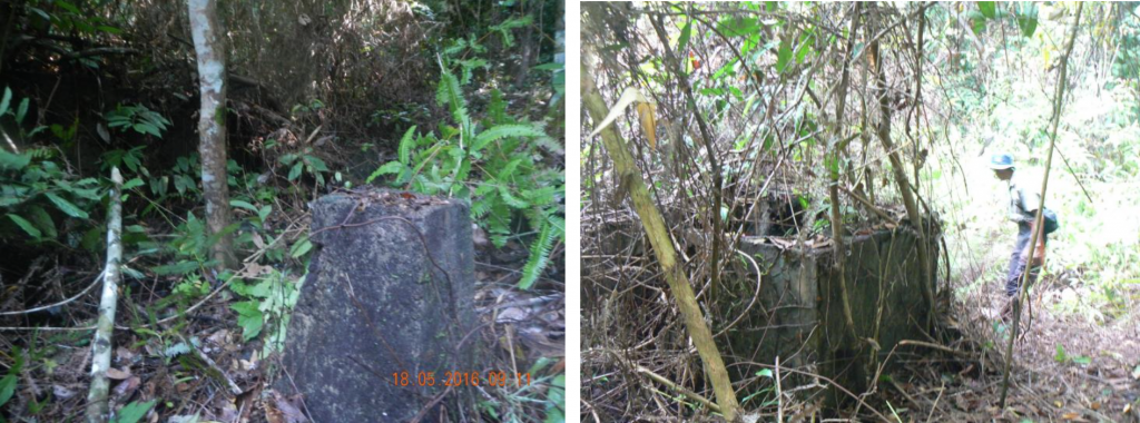 The ruins of the former Soraya Station are a reminder of danger in the area for both humans and wildlife.