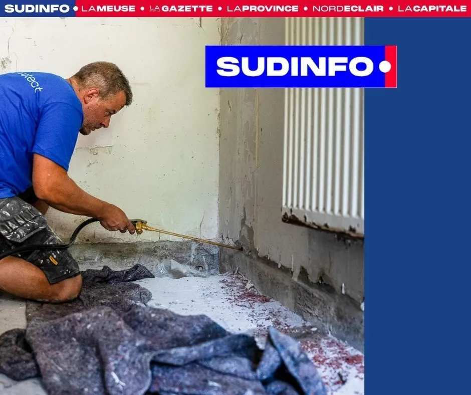 Aqua Protect et Sudinfo, partenaires contre l’humidité