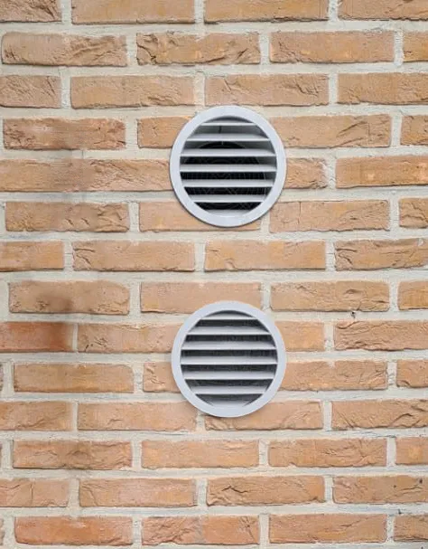 grille en aluminium cadre mural