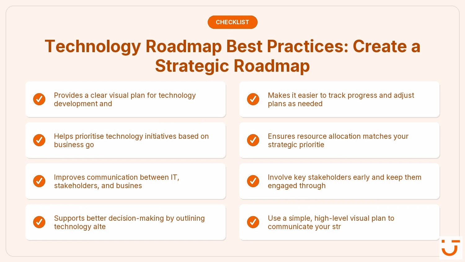 Technology Roadmap Best Practices: Create a Strategic Roadmap