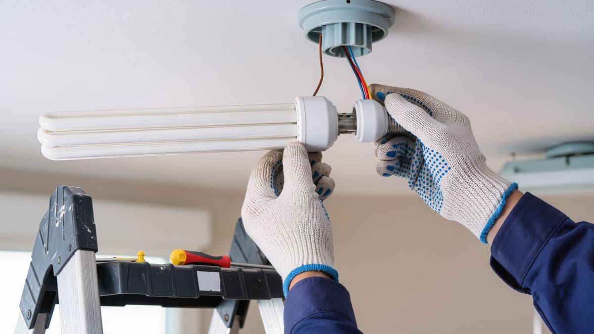 Éclairage intérieur : prestation d’électricité par Matelec