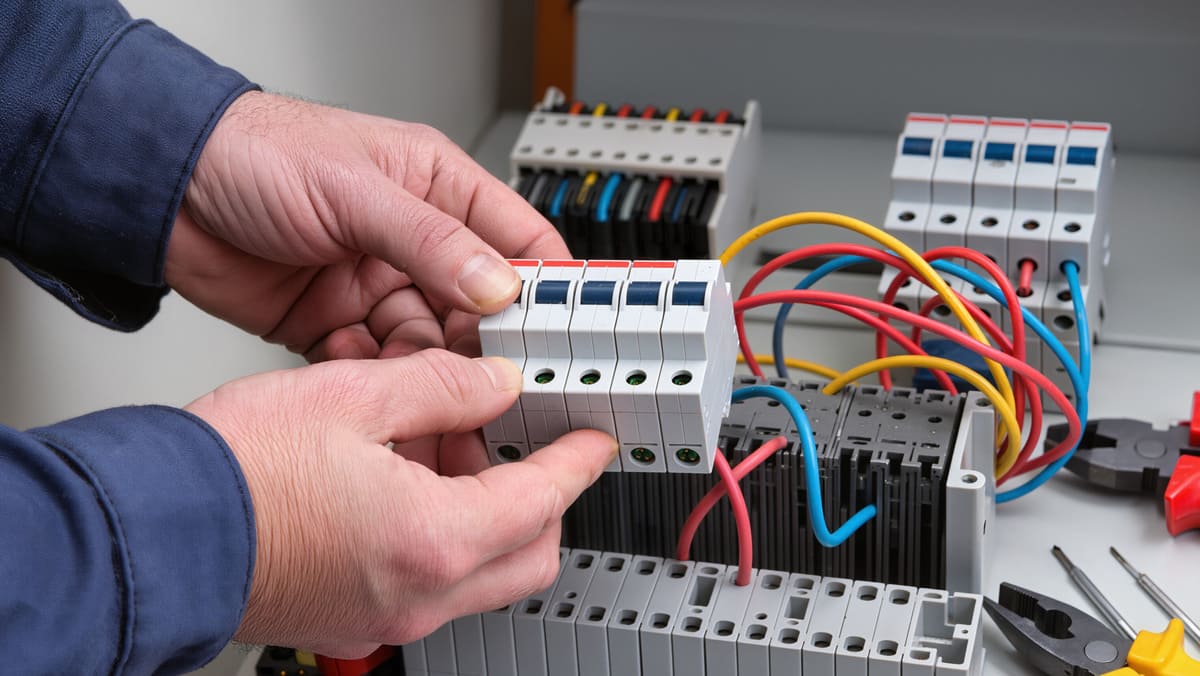 Pose de disjoncteurs et protections : prestation d’électricité par Matelec