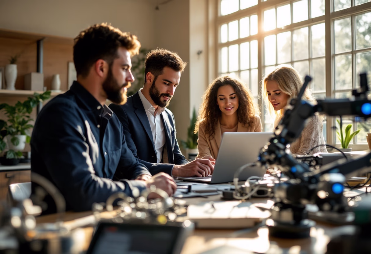 [collaborative team setting]