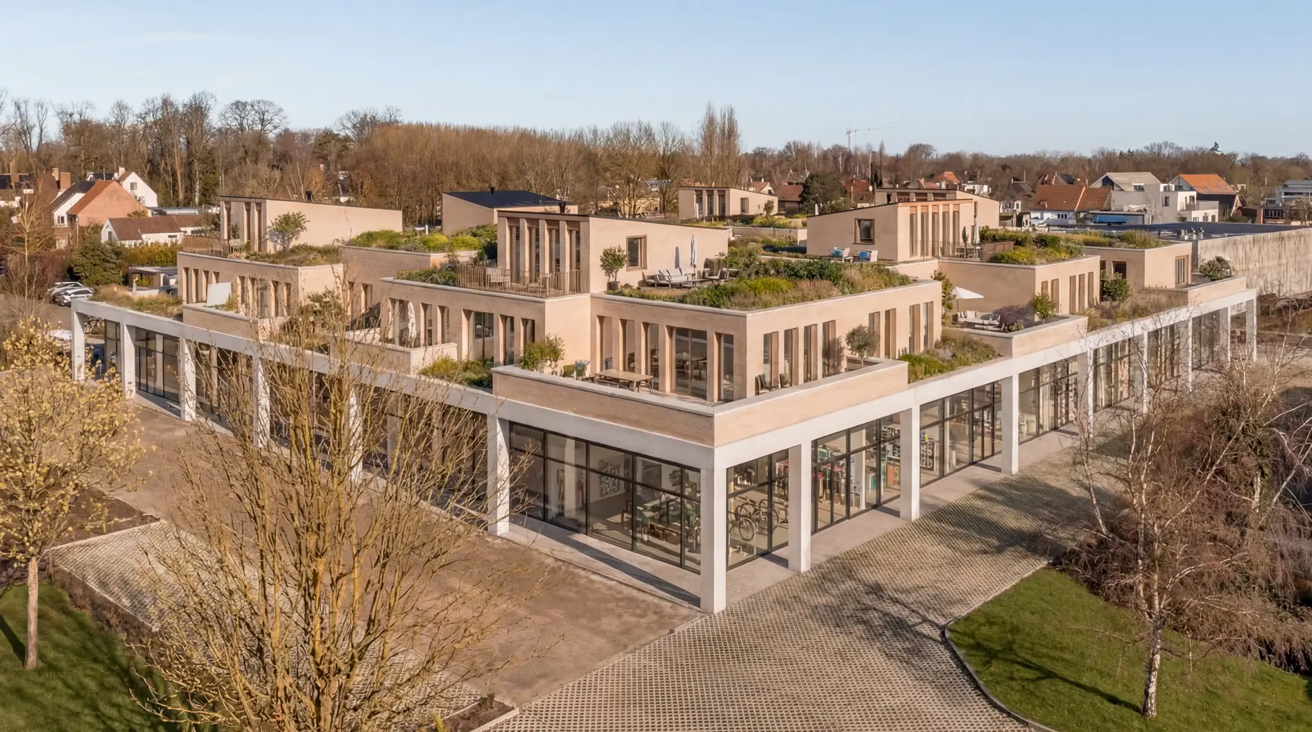 Badkamer van een Gouwy appartement.