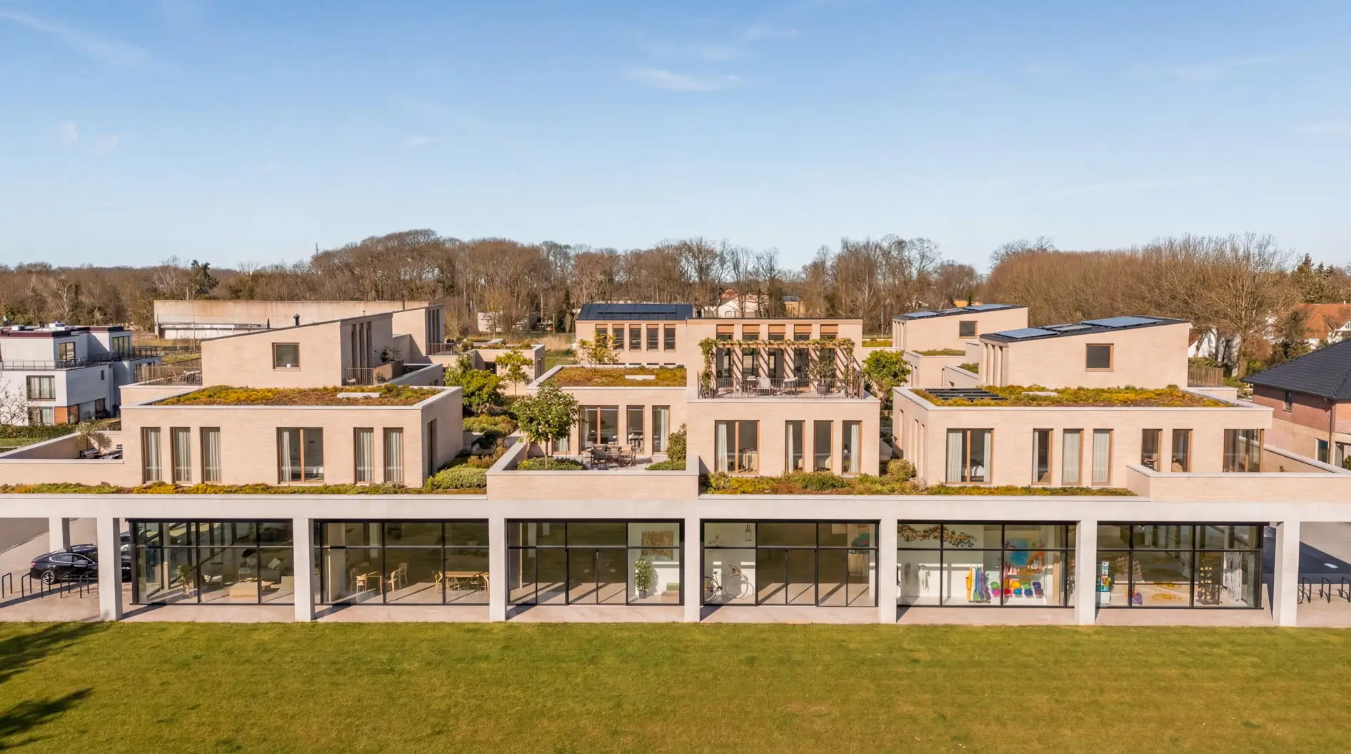 Slaapkamer van een Gouwy appartement.
