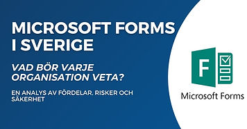 Microsoft forms i sverige - fördelar risker och säkerhet