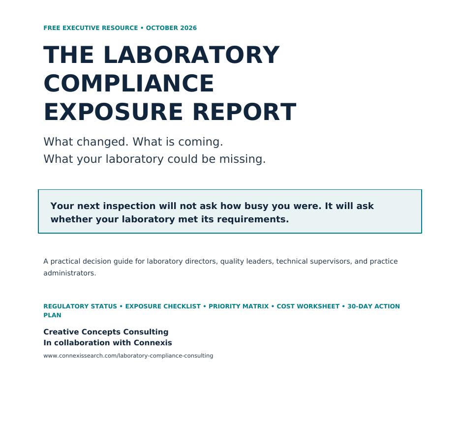 Cover of The Laboratory Compliance Exposure Report