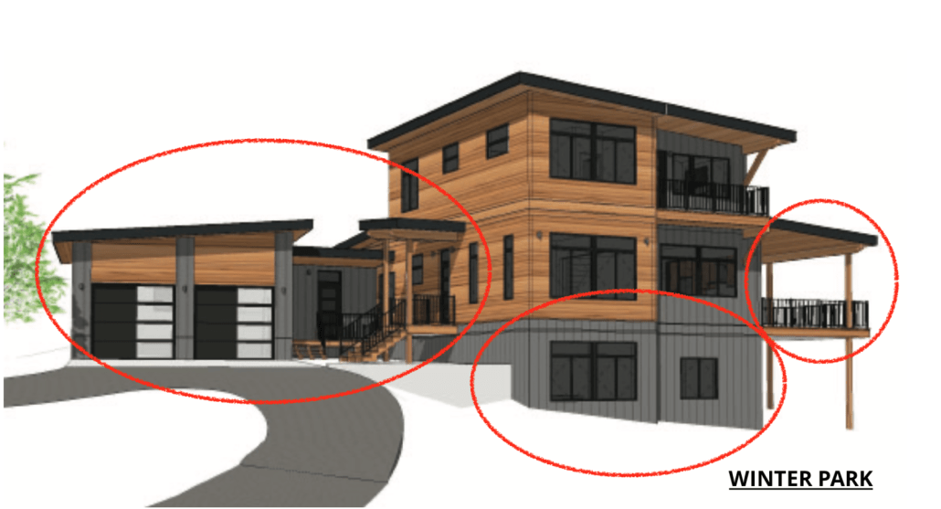 a rendering of a custom prefab home by SmartPads