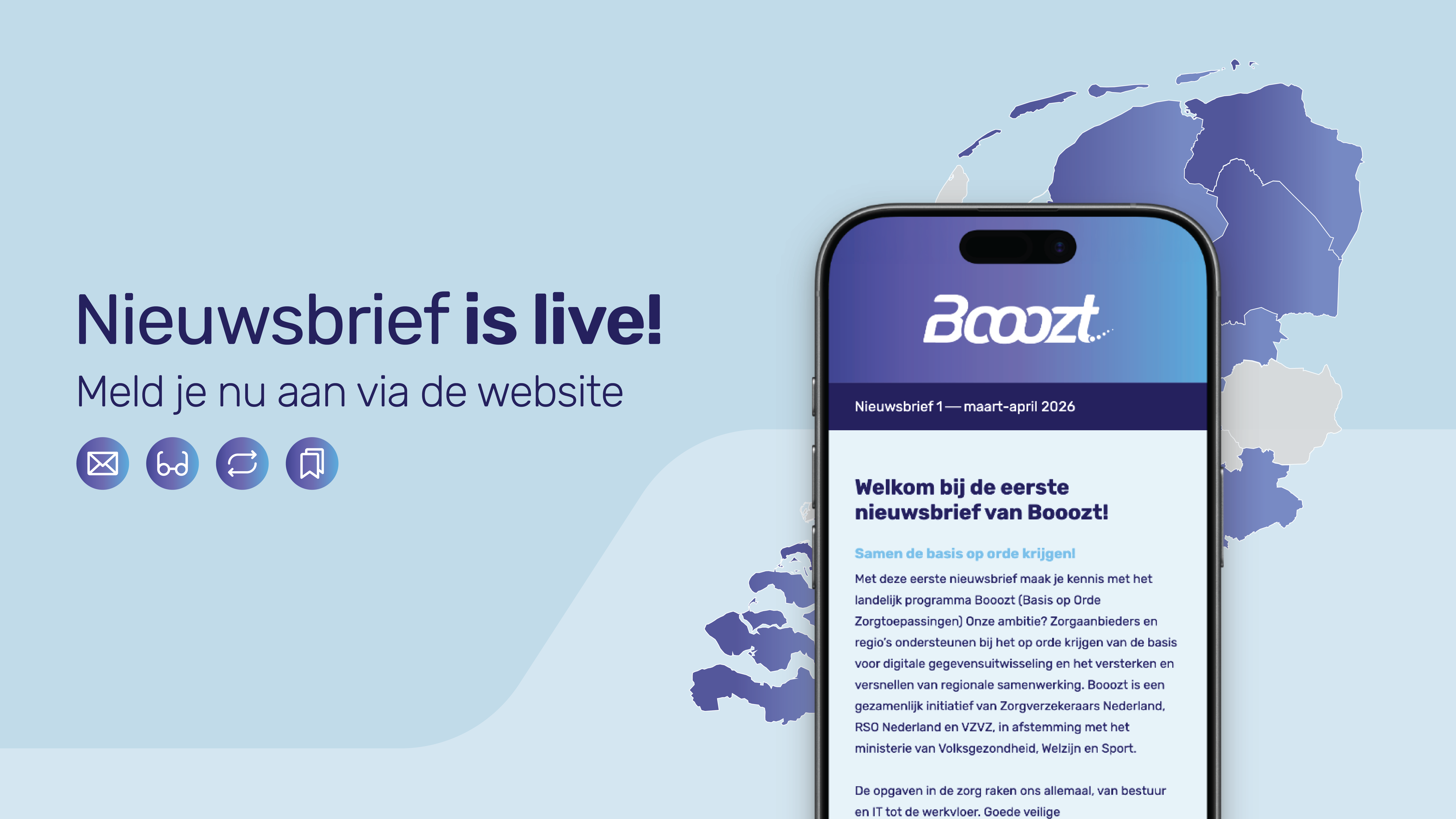 Onze eerste nieuwsbrief is live!