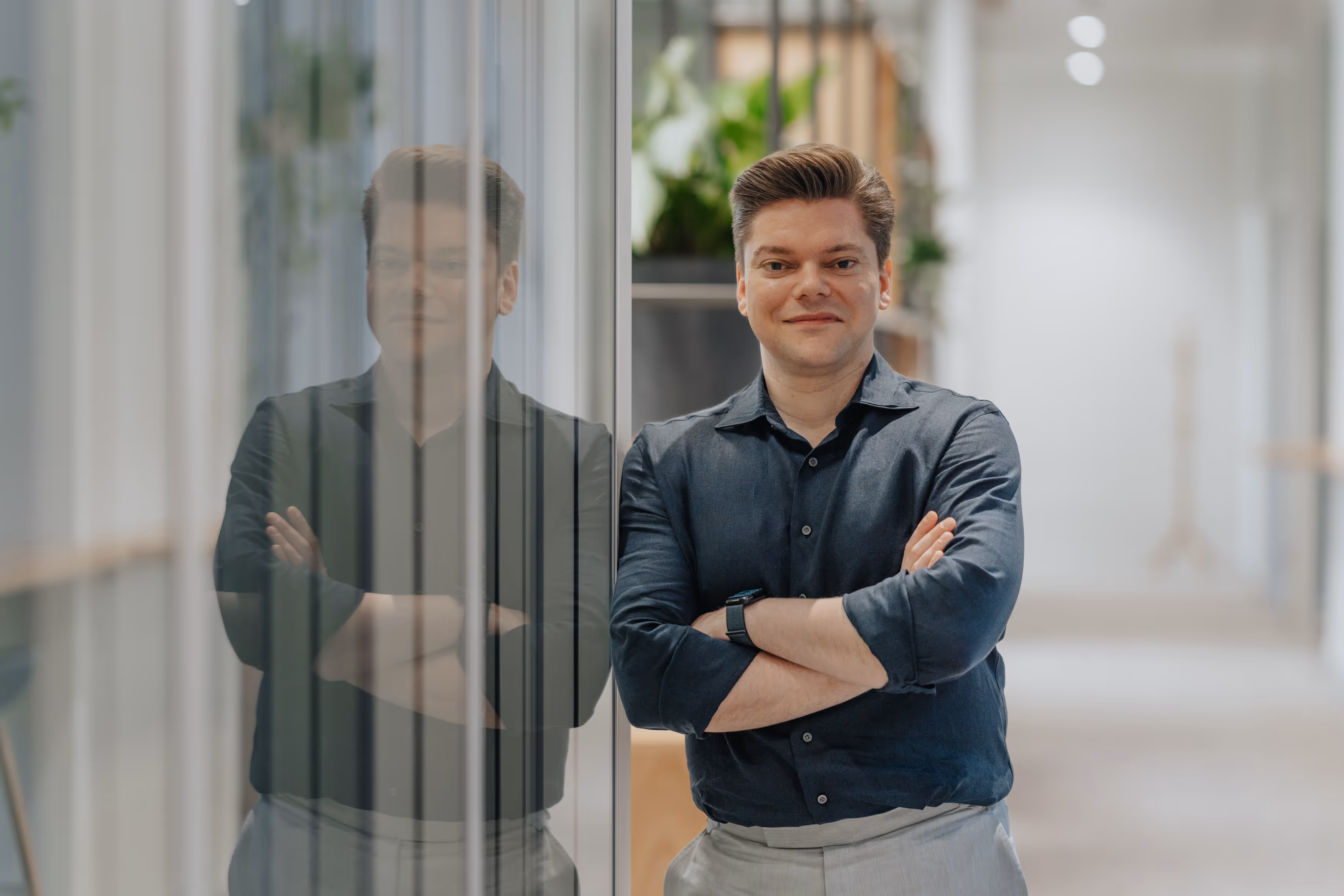 Portret van Robbie Eyckmans, oprichter van Yggra