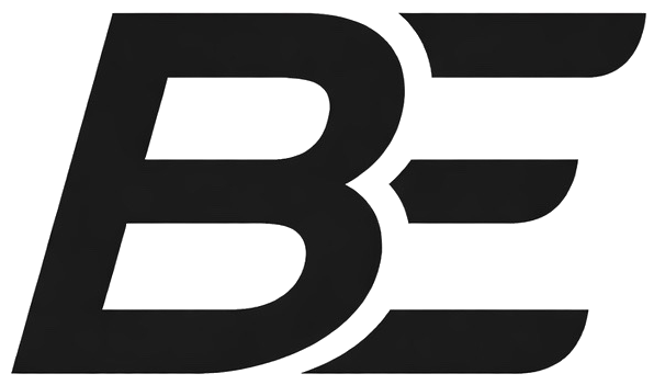Base Electron logo - a stylized BE
