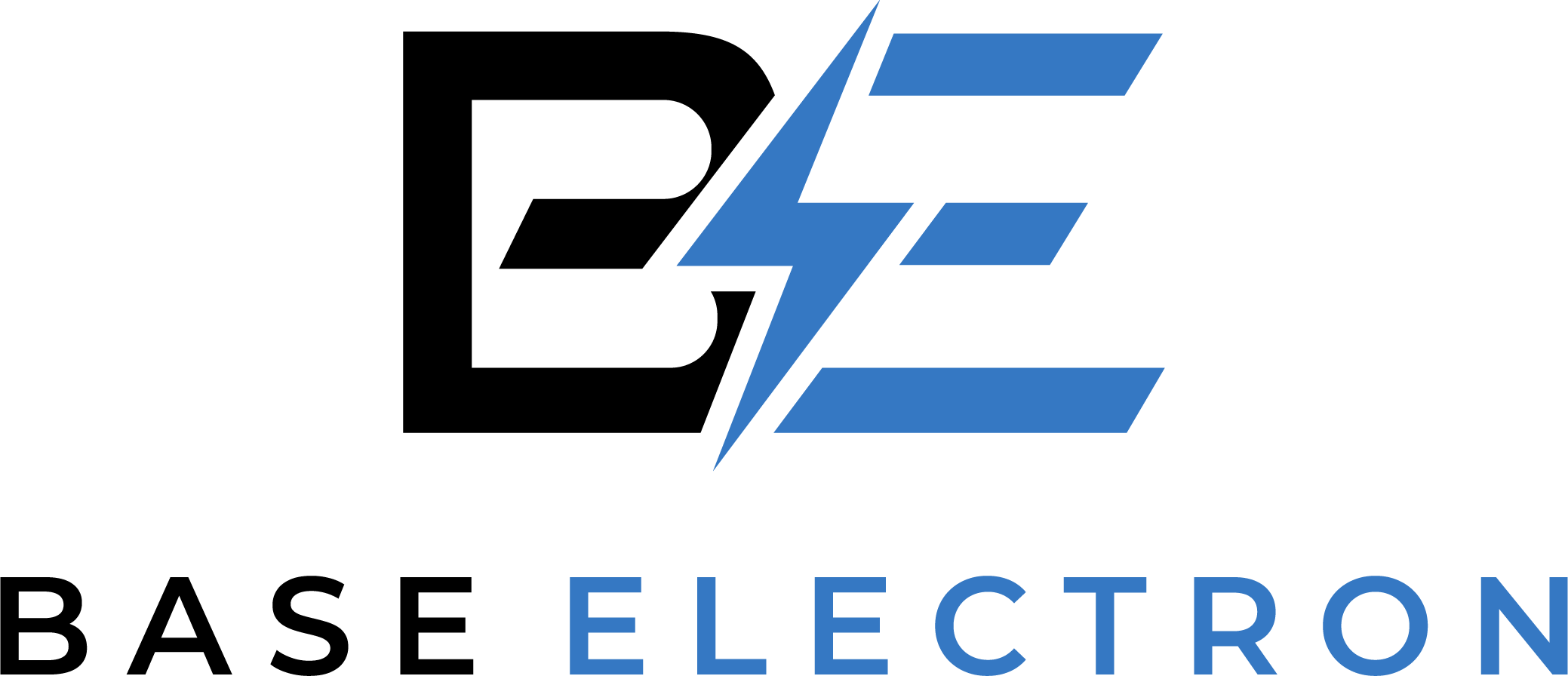 Base Electron logo - a stylized BE
