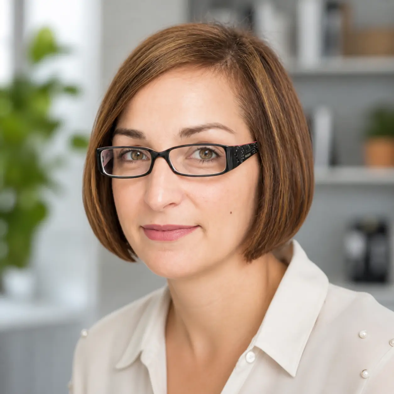 Professionelles Portrait einer Mitarbeiterin von schoetz-partner in moderner Büroatmosphäre
