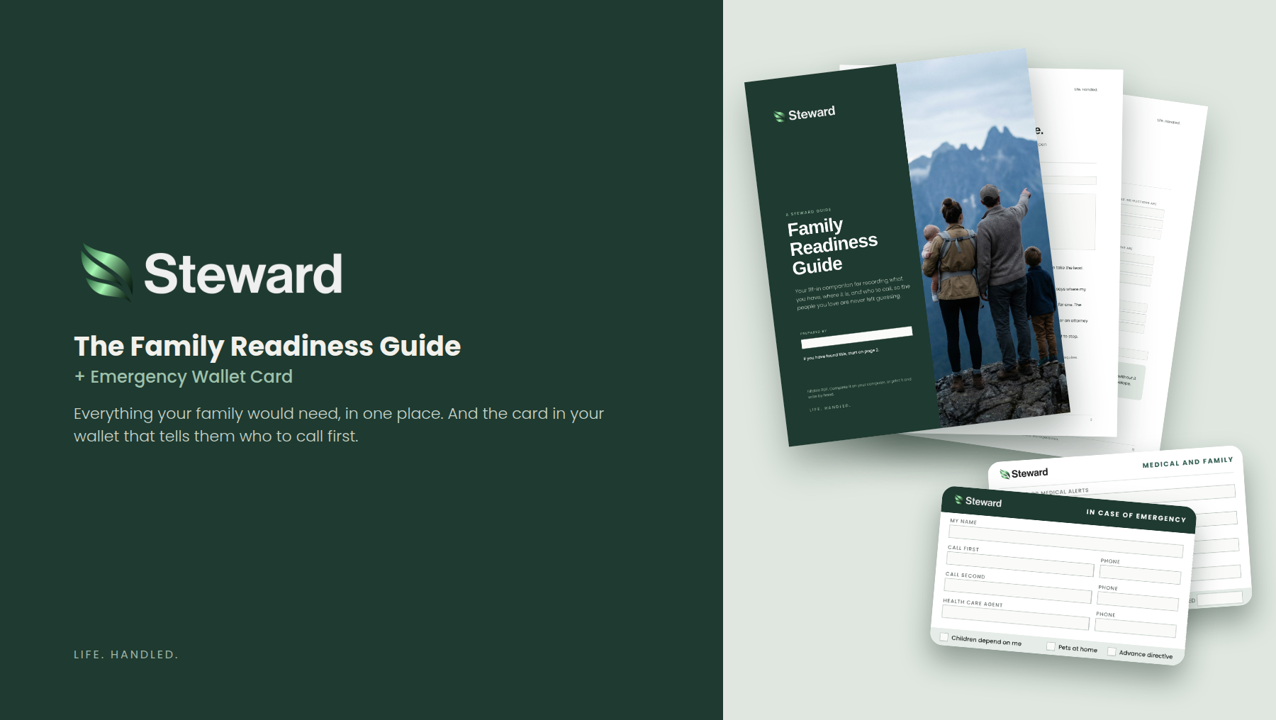 The Steward Family Readiness Guide and Emergency Wallet Card