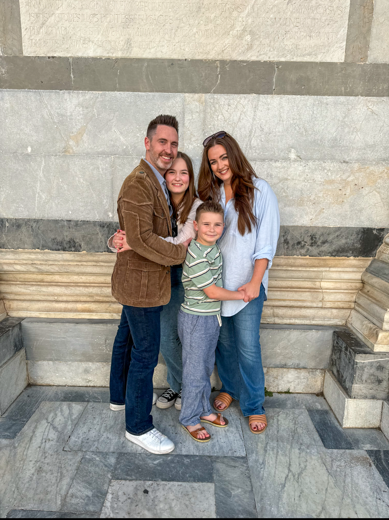 Josh Smith, founder of Steward, with his wife and two kids
