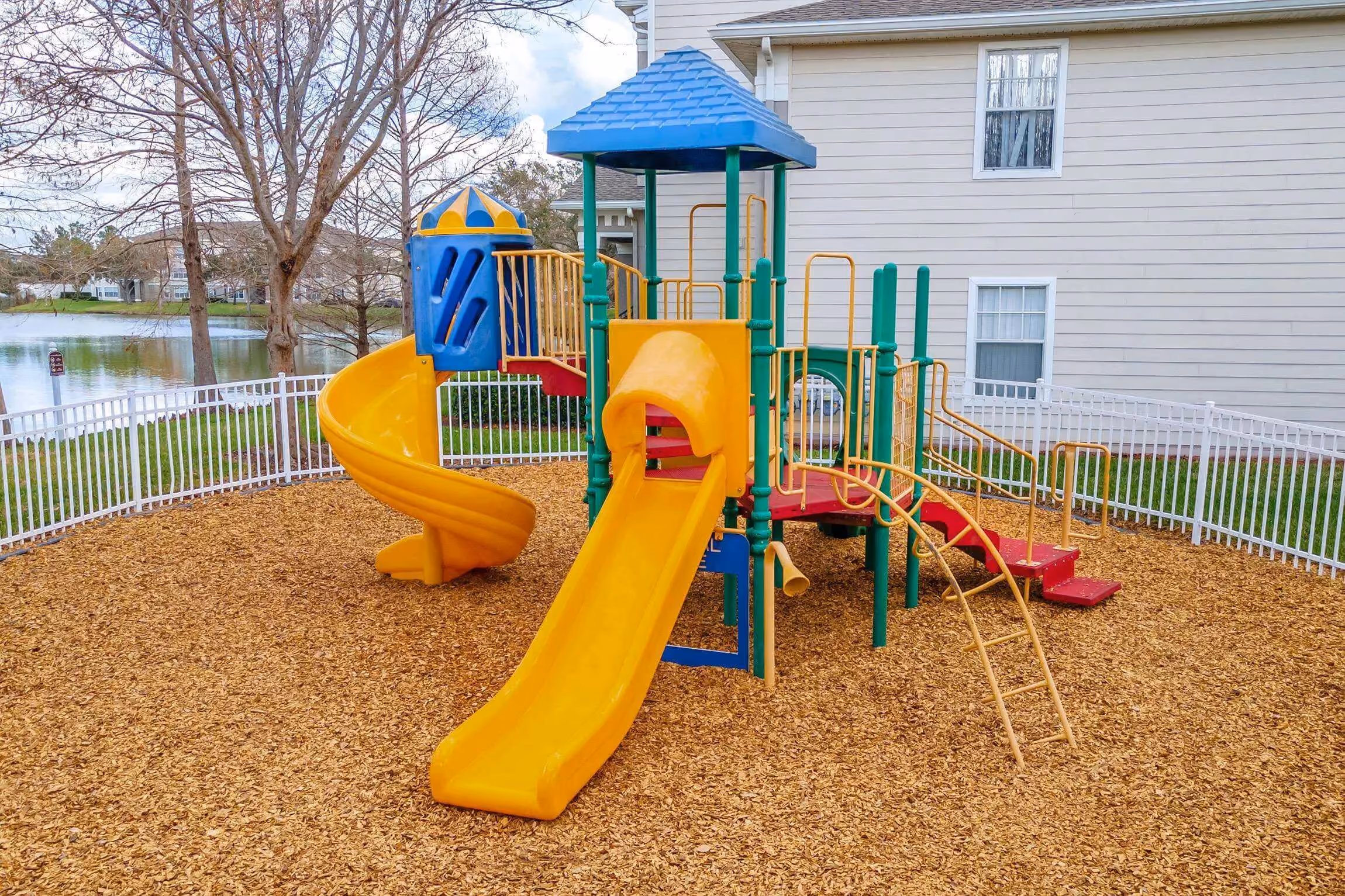Outdoor Green Space with Playground