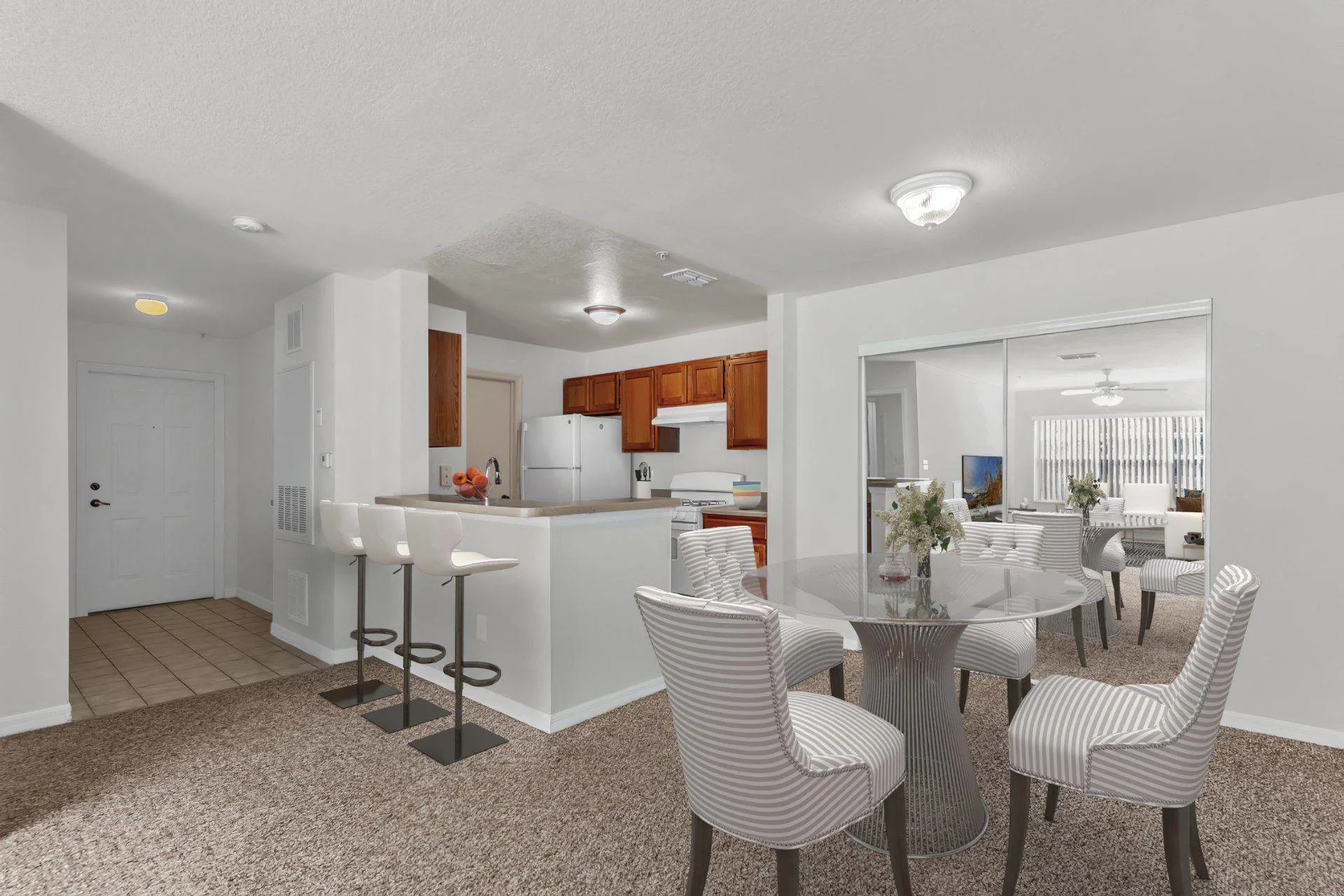 Kitchen and dining room