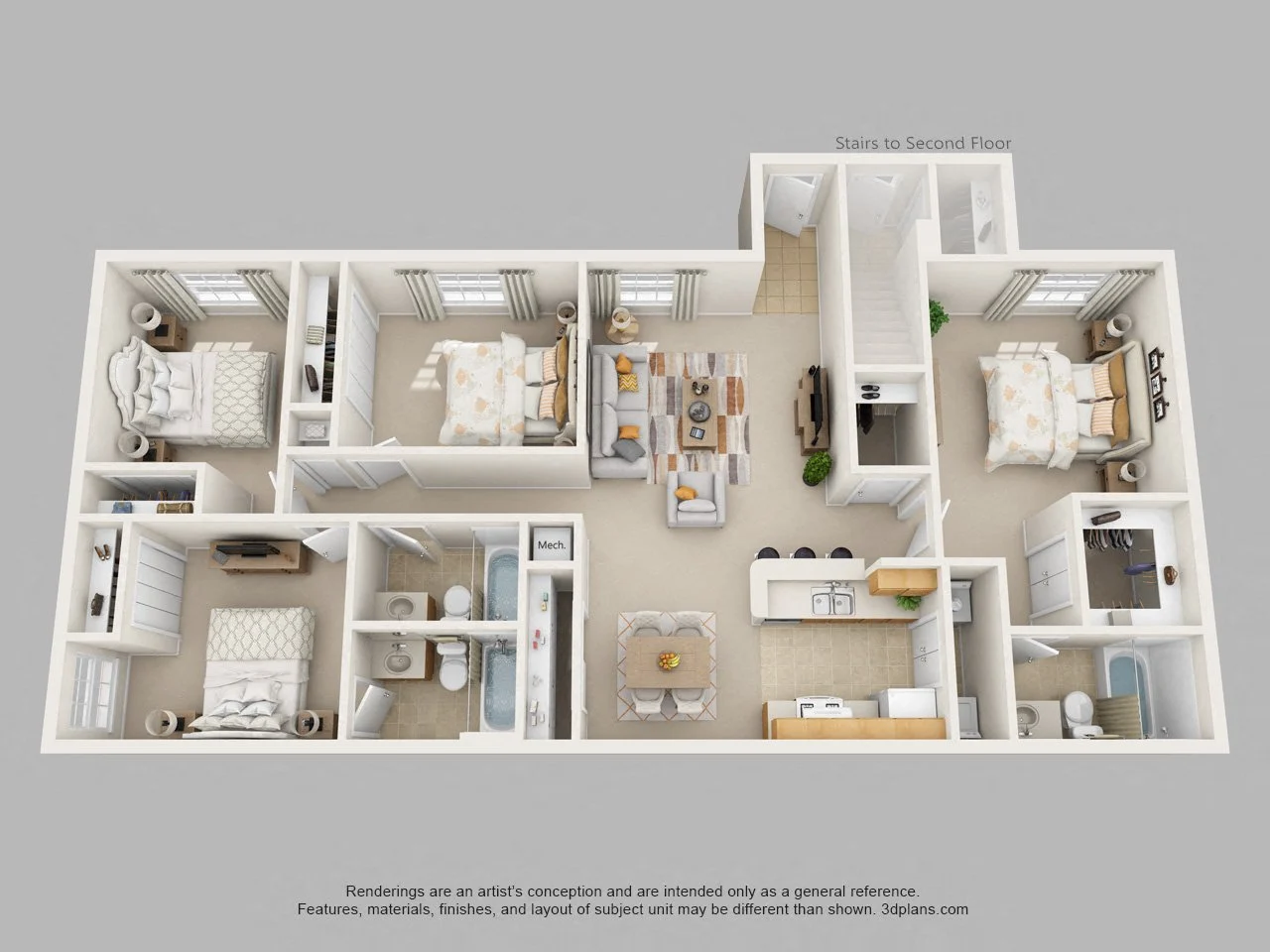 4 Bed, 3 Bath - The Glenn