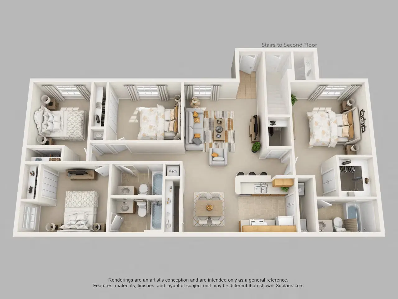 4 Bed, 3 Bath - The Landings - M