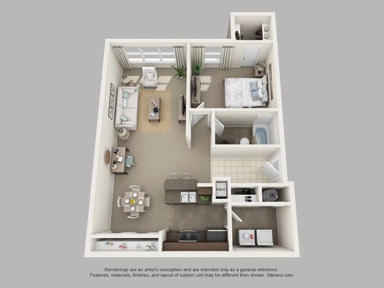 1 Bed, 1 Bath - The Landings Income Restricted