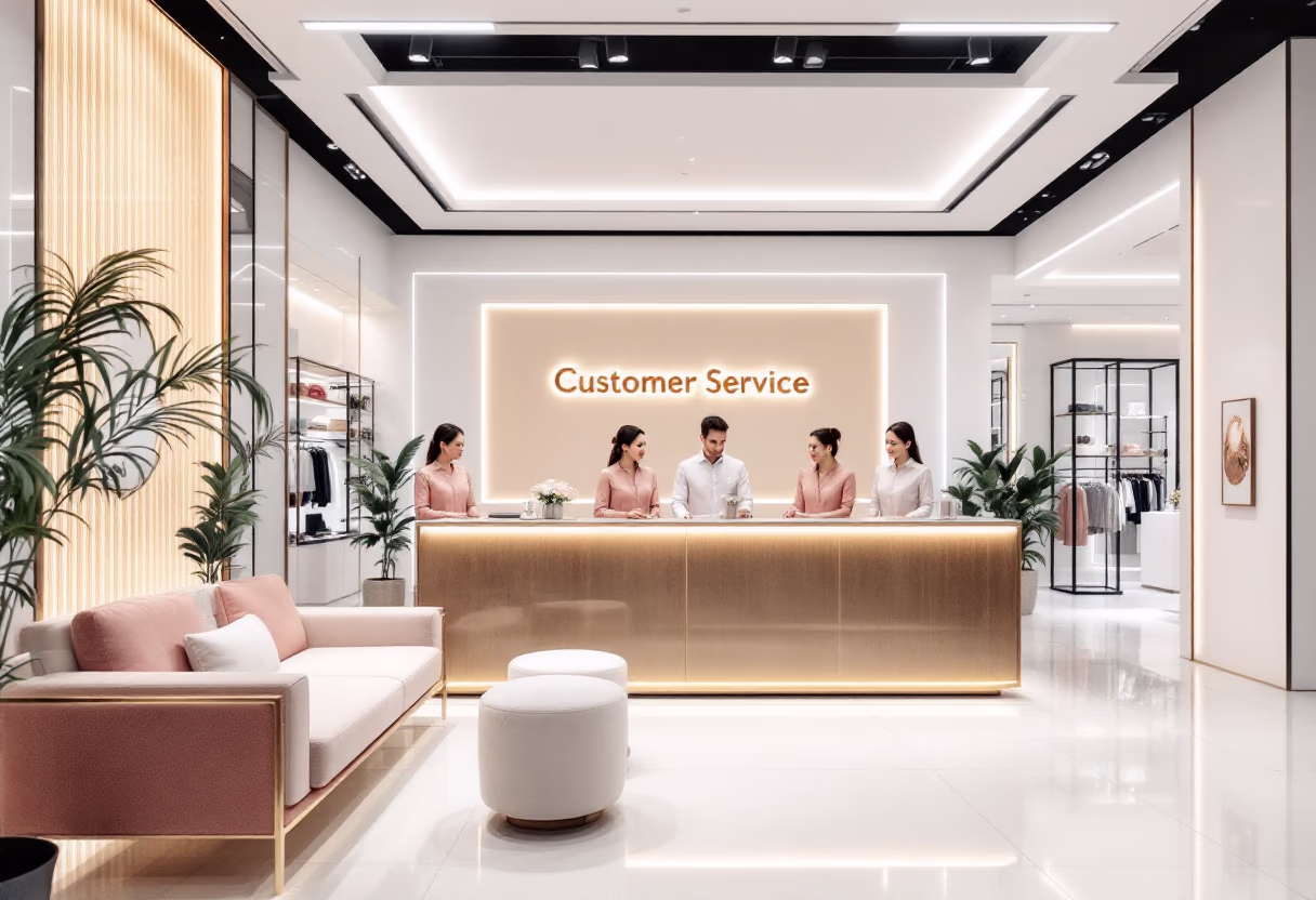 image of customer service area in a department store